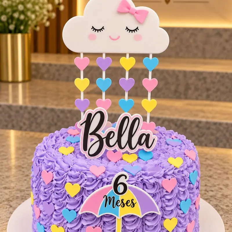 Chuva de amor, feito pela Kaka Sweets
